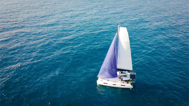 Catamaran cruising in Australia