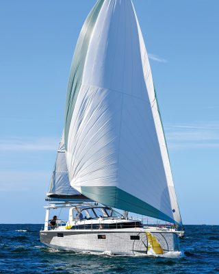 ovni-400-yacht-review-boat-test-bow-running-shot-tall-credit-Francois-Tregouet