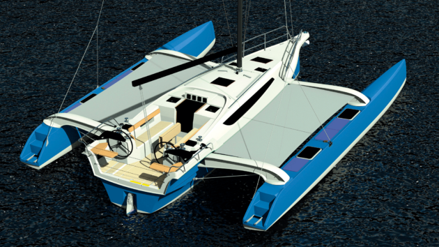 Pace and deck space, with easily folding floats